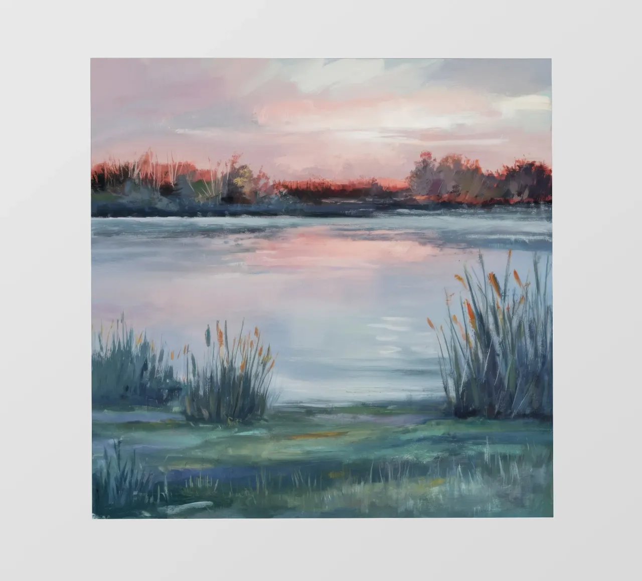 Dusk Marsh Glow photo wallpaper by Verve Pigments