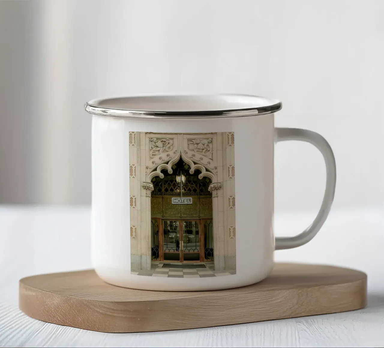 Ace Hotel tazza in smalto da Shot By Clint