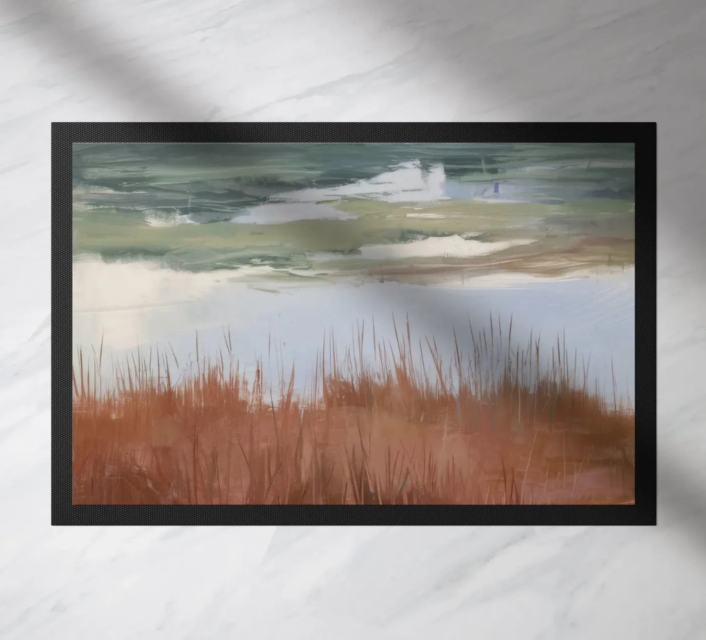 Salt Marsh Tranquility deurmat van Verve Pigments