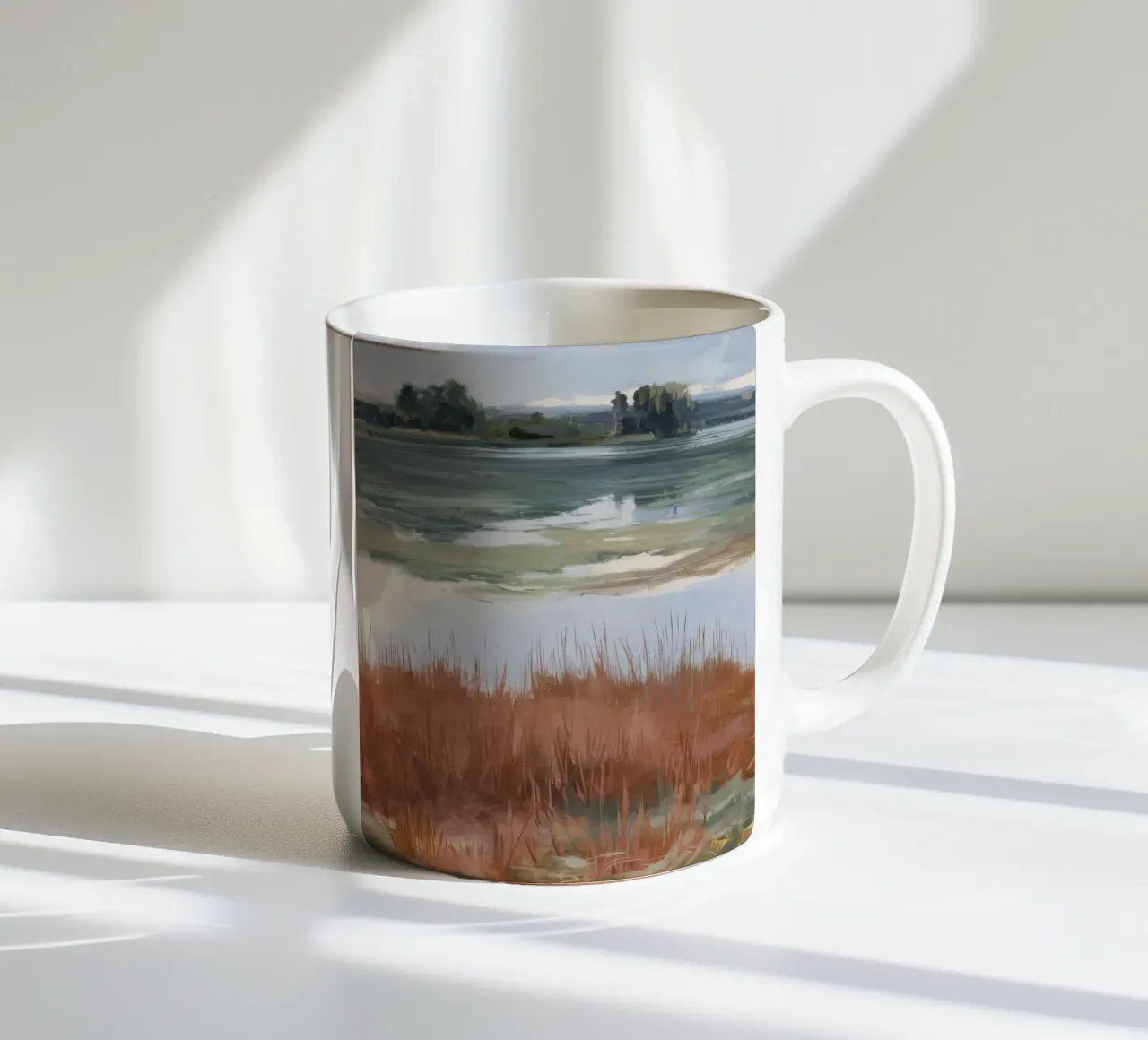 Tranquillità della palude salata tazza in ceramica da Verve Pigments