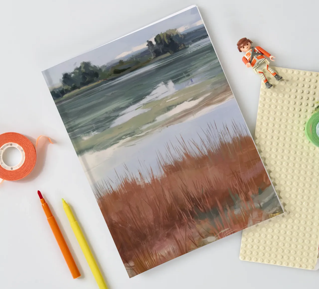 Salt Marsh Tranquility notebook by Verve Pigments