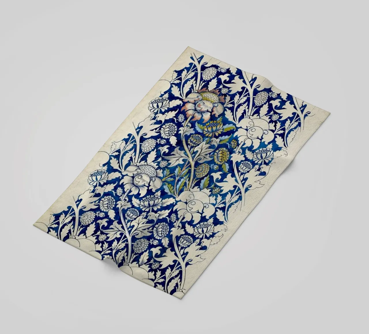 modello di foglia floreale vite william morris telo mare da komo store