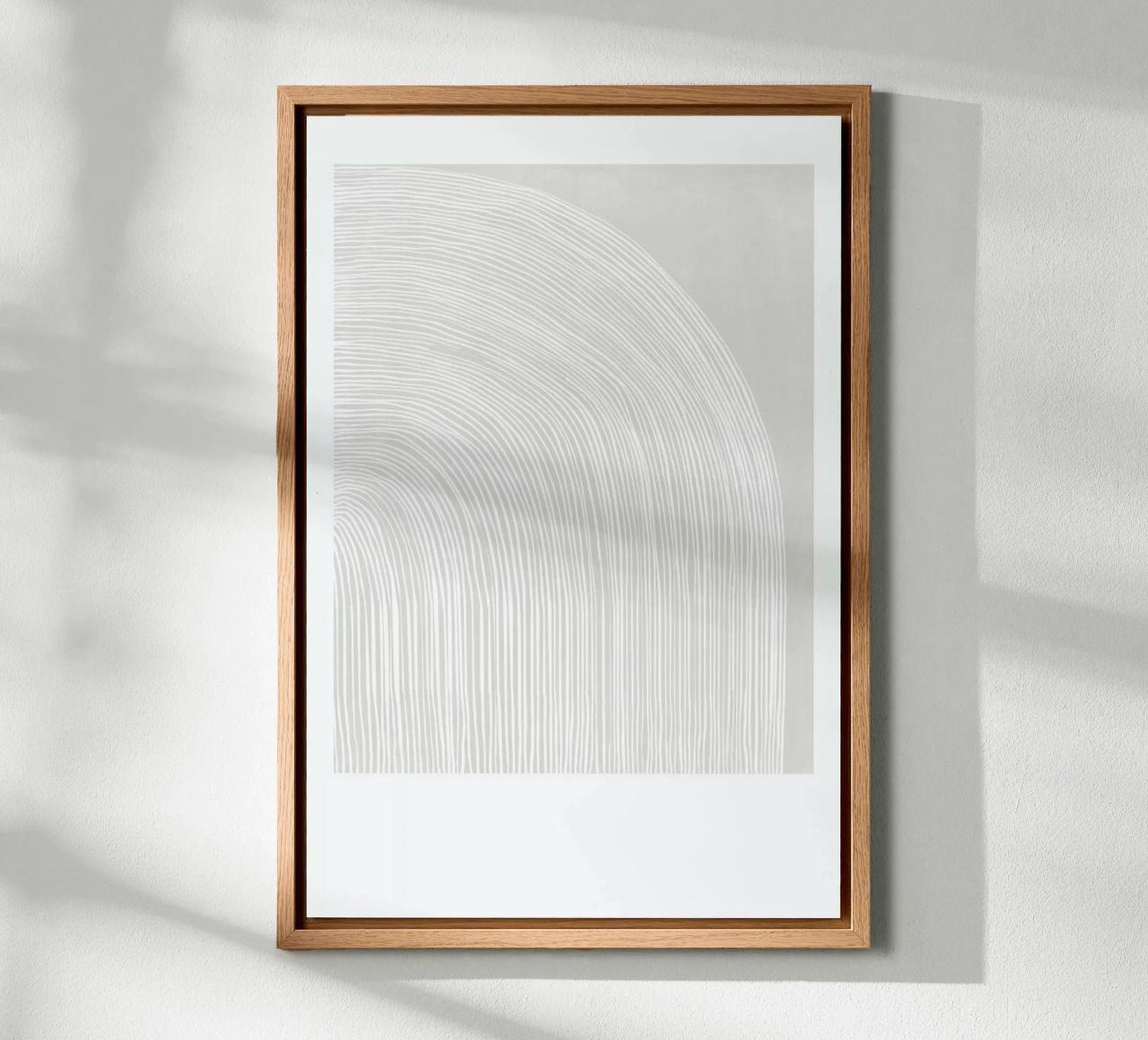 The Curve No. 1 Leinwand von typealive