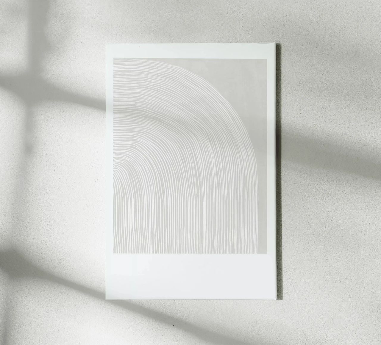 The Curve No. 1 Leinwand von typealive