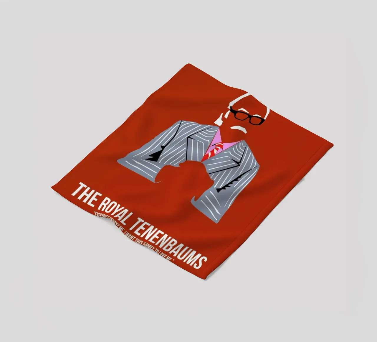 The Royal Tenenbaums coperta in pile da Naxart