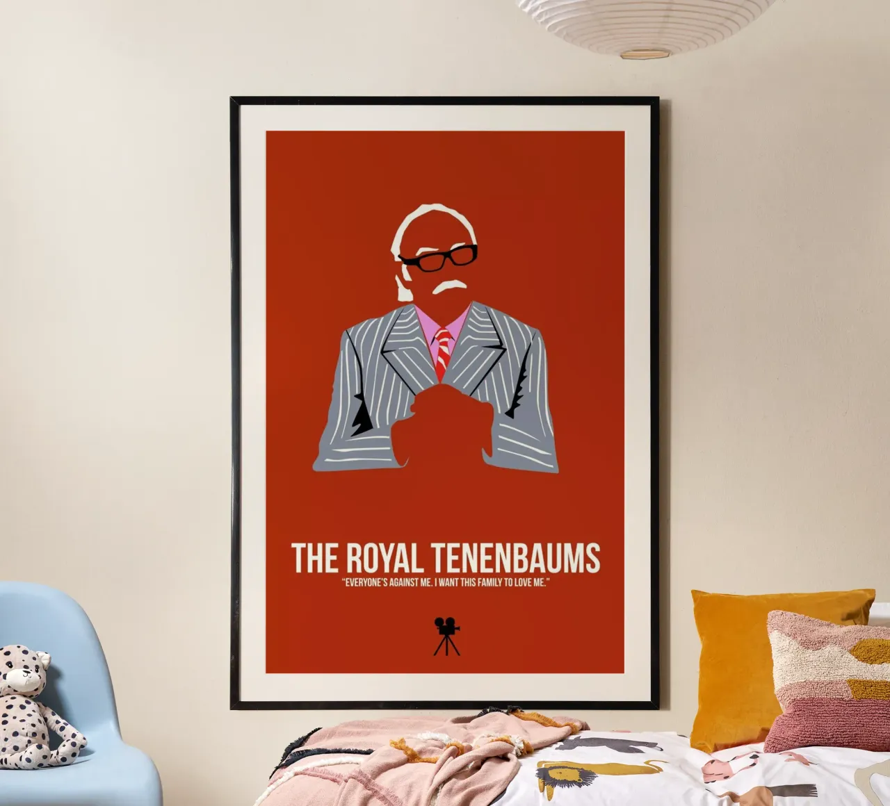 The Royal Tenenbaums poster con telaio in plastica da Naxart
