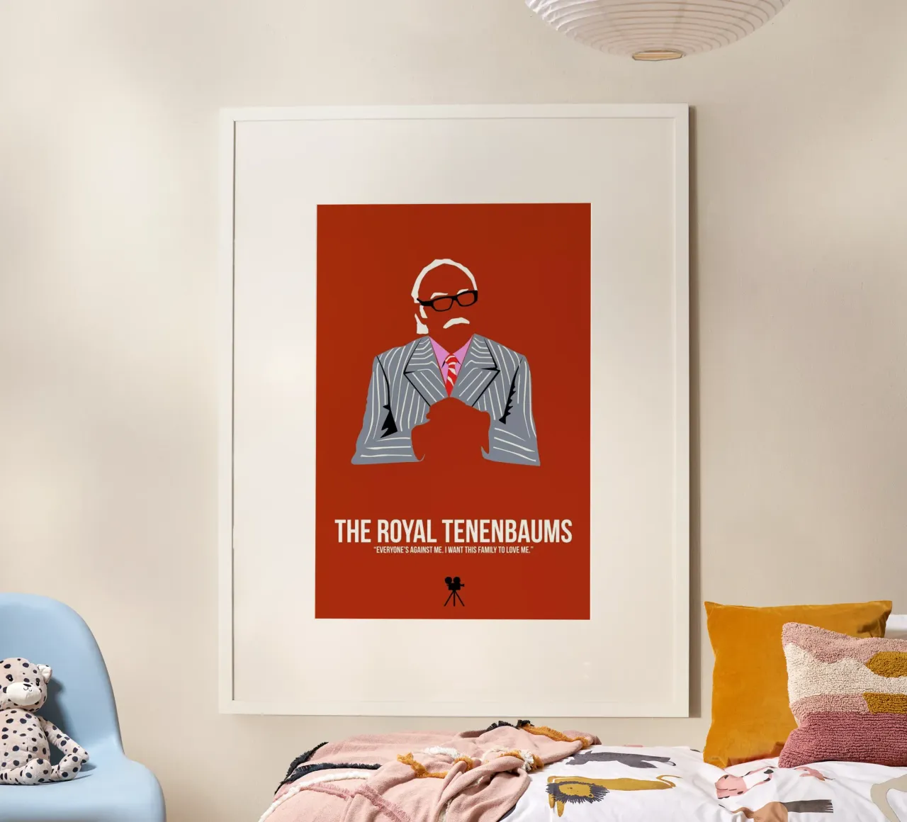 The Royal Tenenbaums poster con telaio in plastica da Naxart