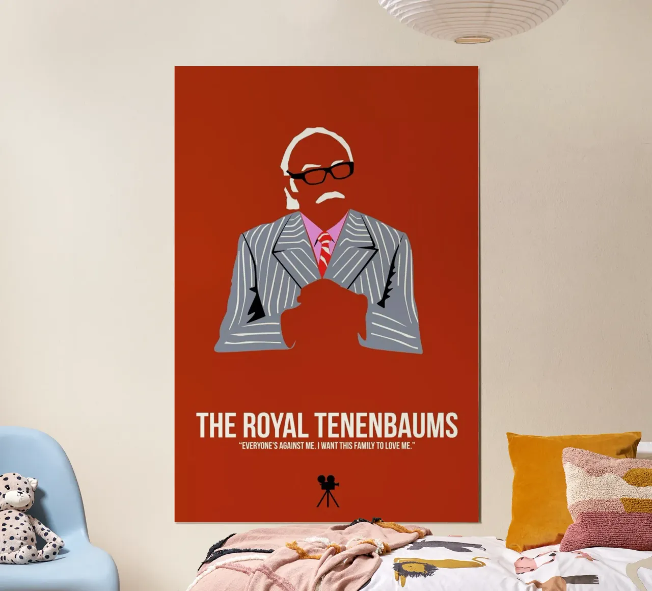 The Royal Tenenbaums poster con telaio in plastica da Naxart