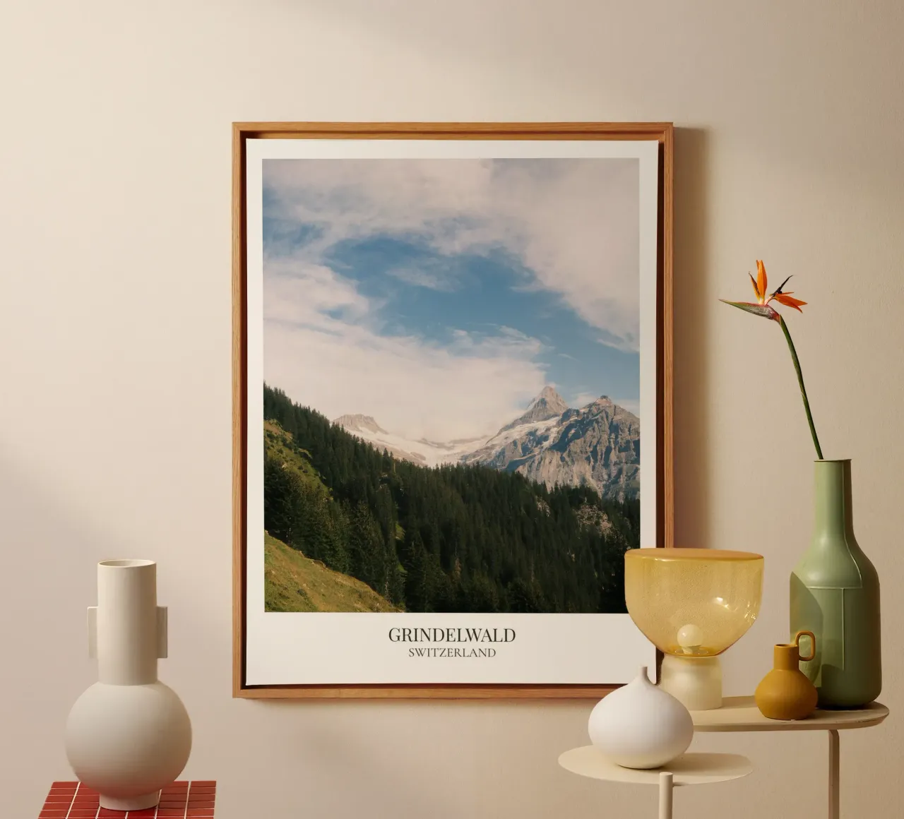 Grindelwald: Switzerland tela con Cornice a cassetta da FujiFrames