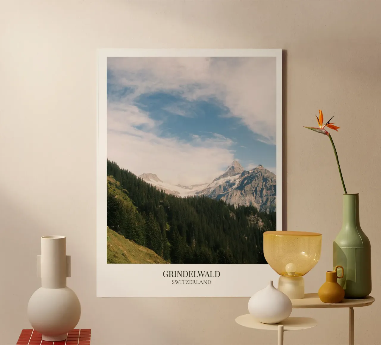 Grindelwald: Switzerland tela con Cornice a cassetta da FujiFrames