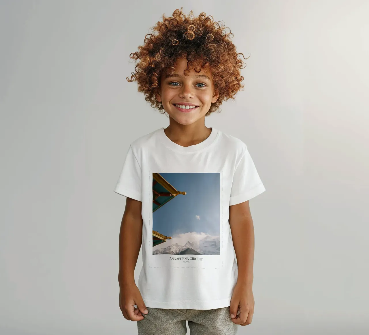 Annapurna Circuit V: Nepal t-shirt bambini da FujiFrames
