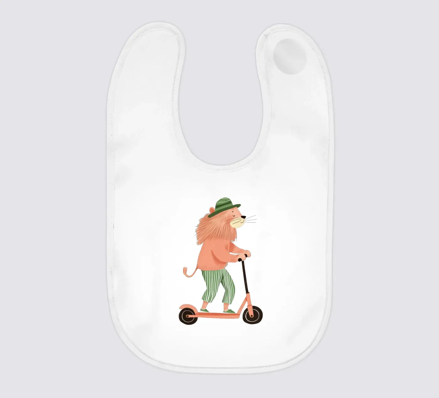 Chille leeuw baby slabbetje van HookASmile