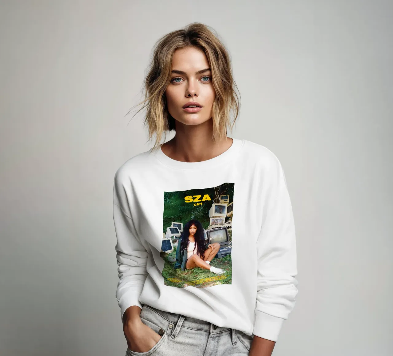 Ctrl by Sza sweatshirt van Attaboy Dsgn