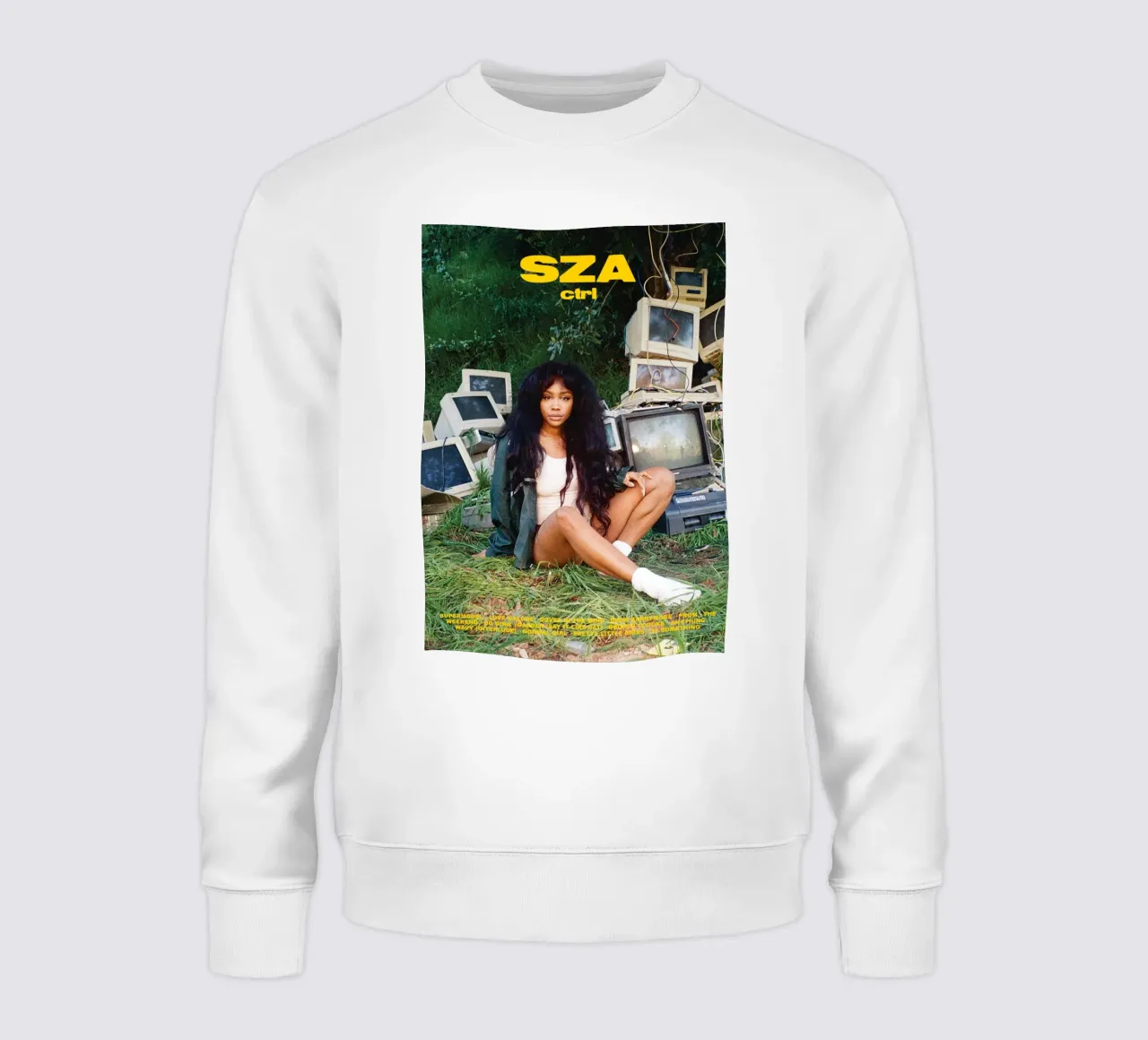 Ctrl by Sza sweatshirt van Attaboy Dsgn