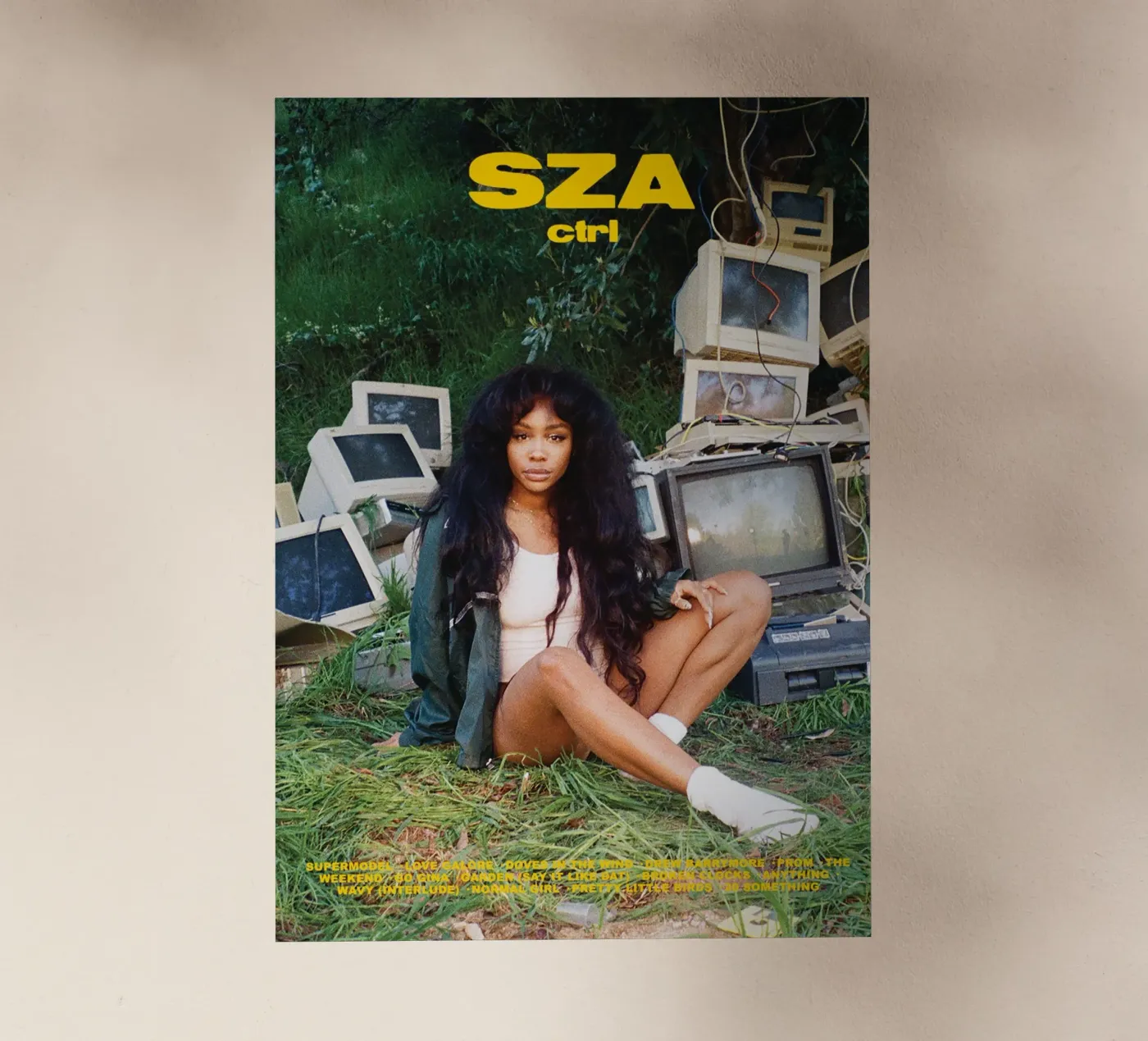 Ctrl by Sza pellicola backlit da Attaboy Dsgn