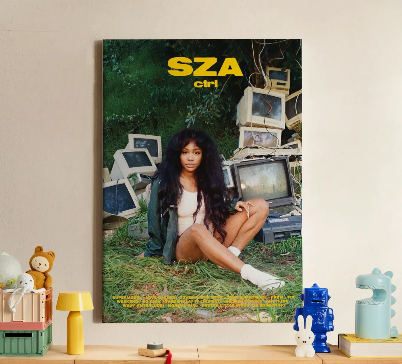 Ctrl by Sza tela da Attaboy Dsgn