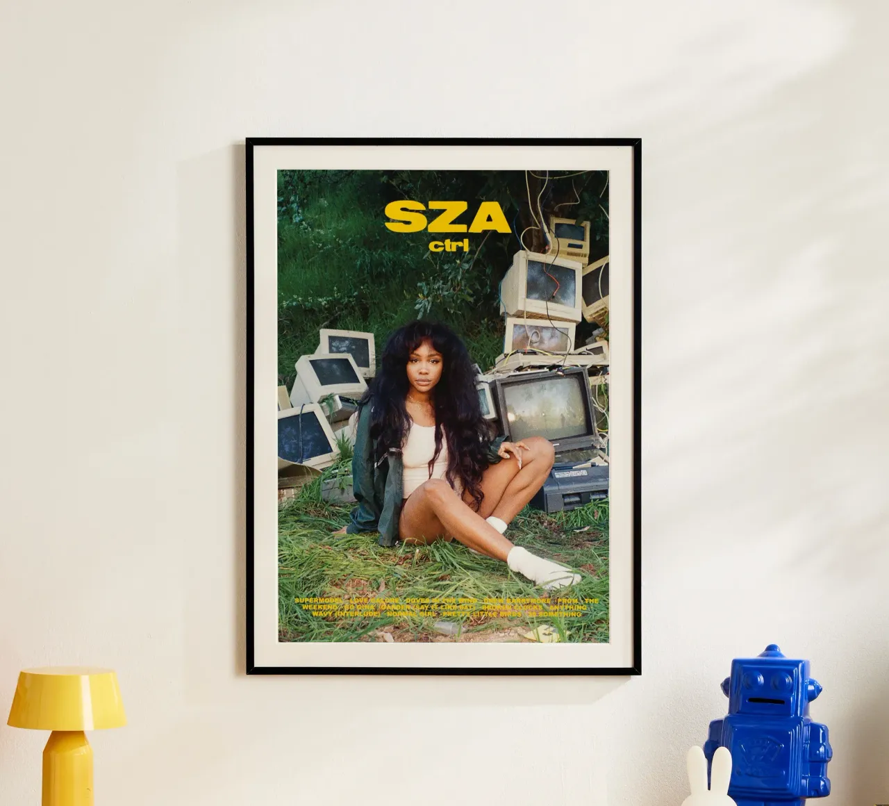 Ctrl by Sza poster van Attaboy Dsgn