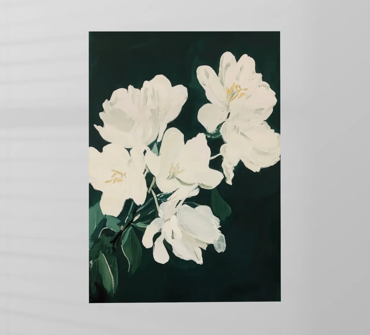 Splendore floreale bianco pellicola backlit da Euphoria Theresa