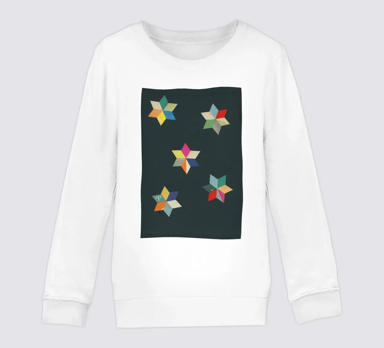 Paper Stars felpa bambino da Cassia Beck Collage