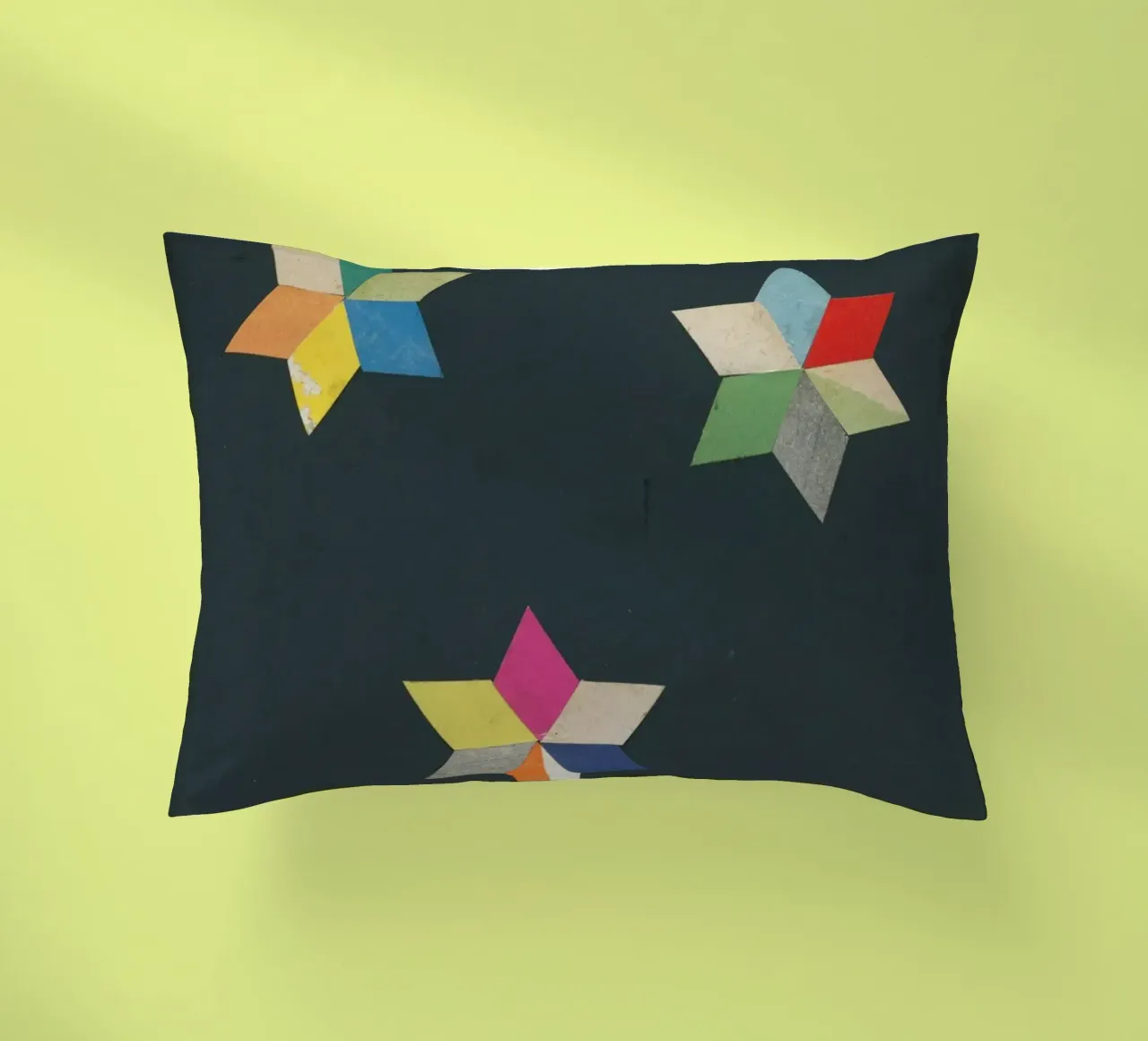 Paper Stars cuscino da Cassia Beck Collage