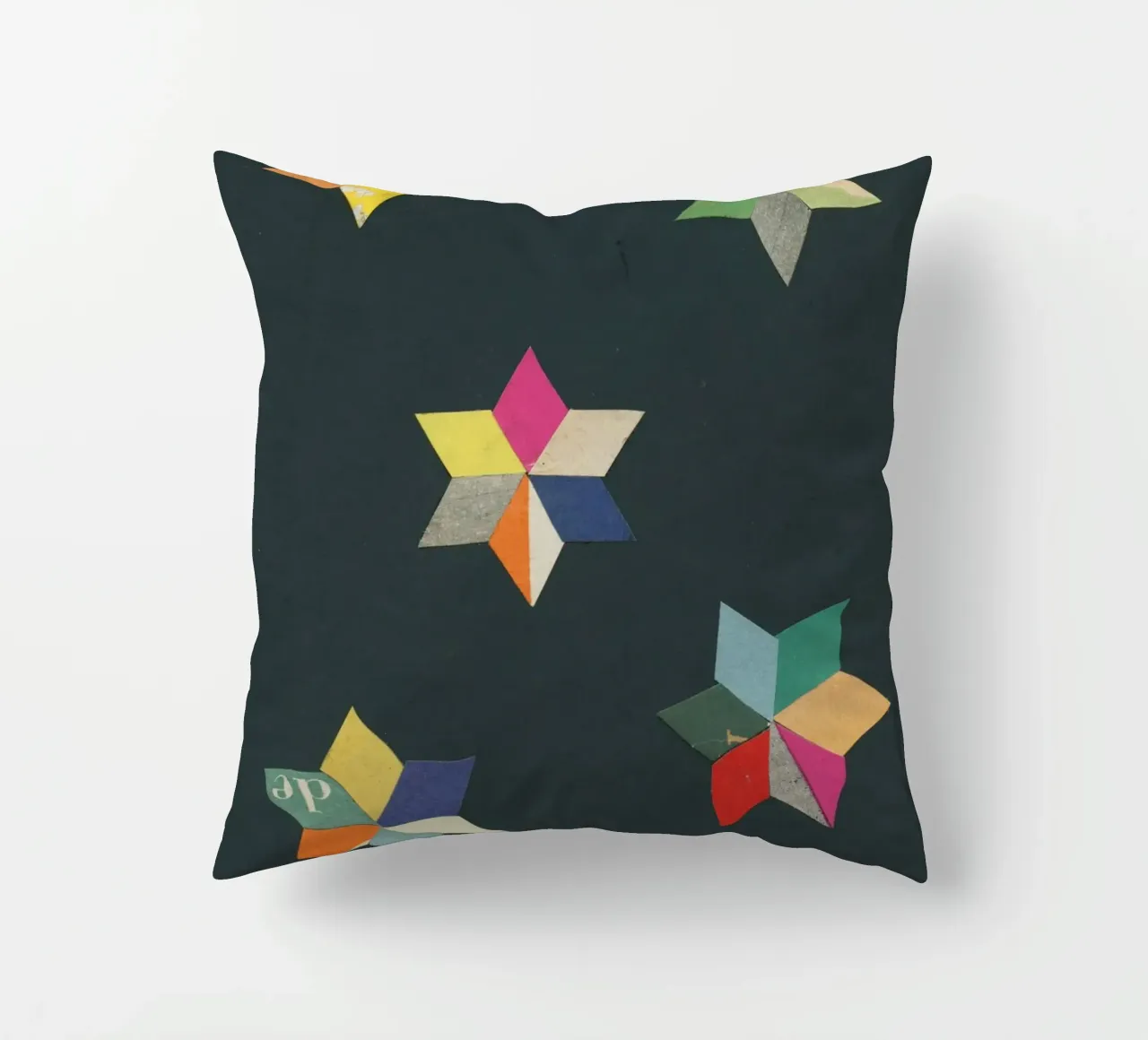Paper Stars cuscino da Cassia Beck Collage
