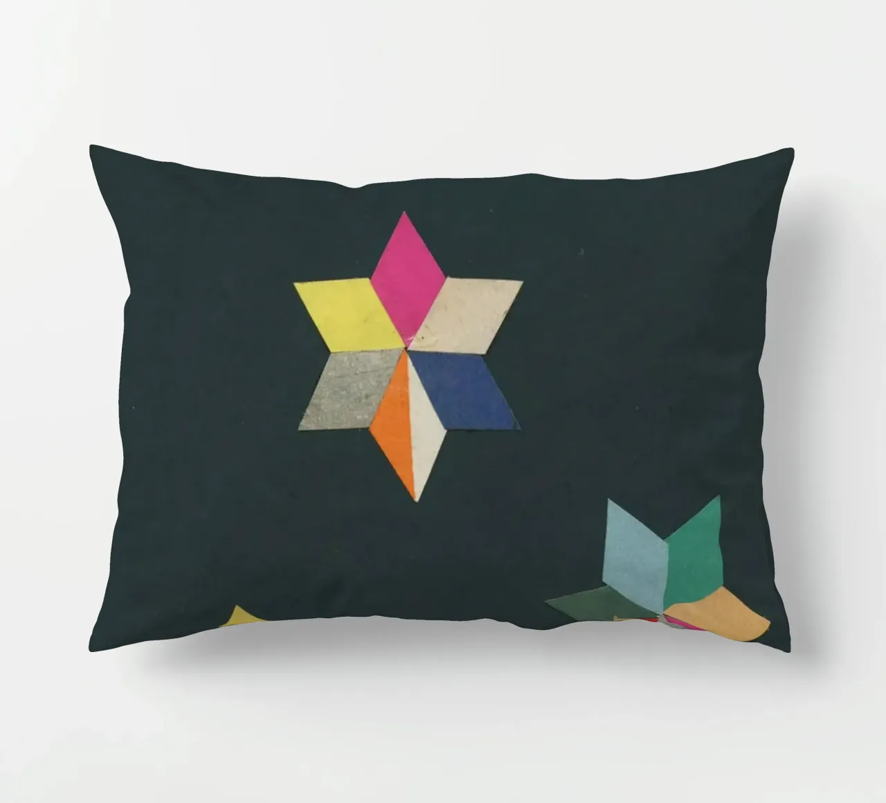 Paper Stars cuscino da Cassia Beck Collage