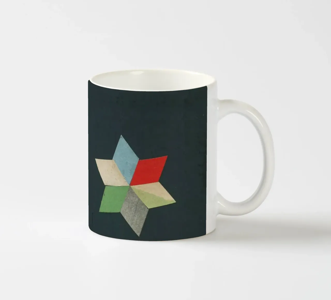 Paper Stars tazza in ceramica da Cassia Beck Collage