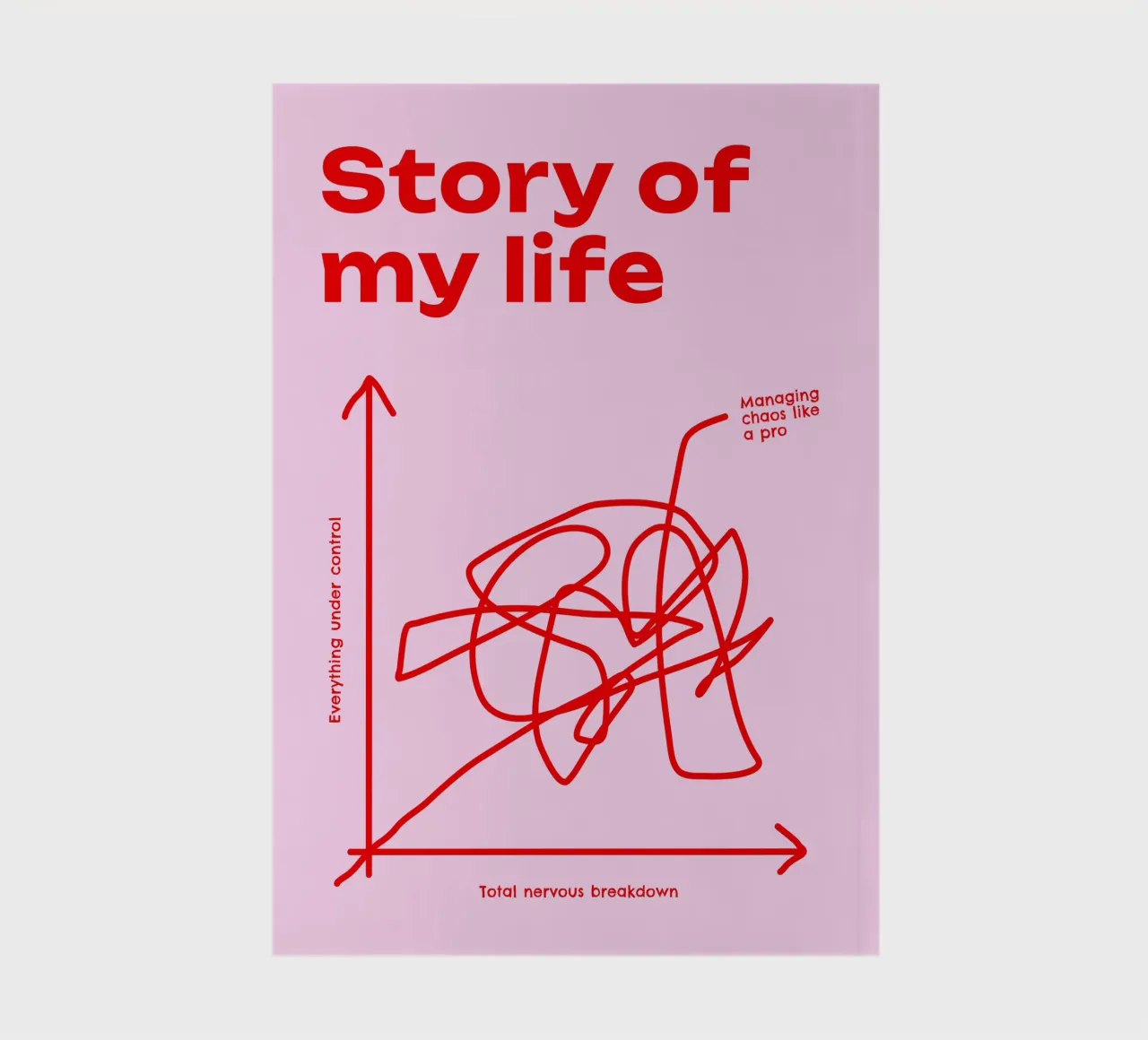 Managing chaos like a pro notebook by Bureau Purpur