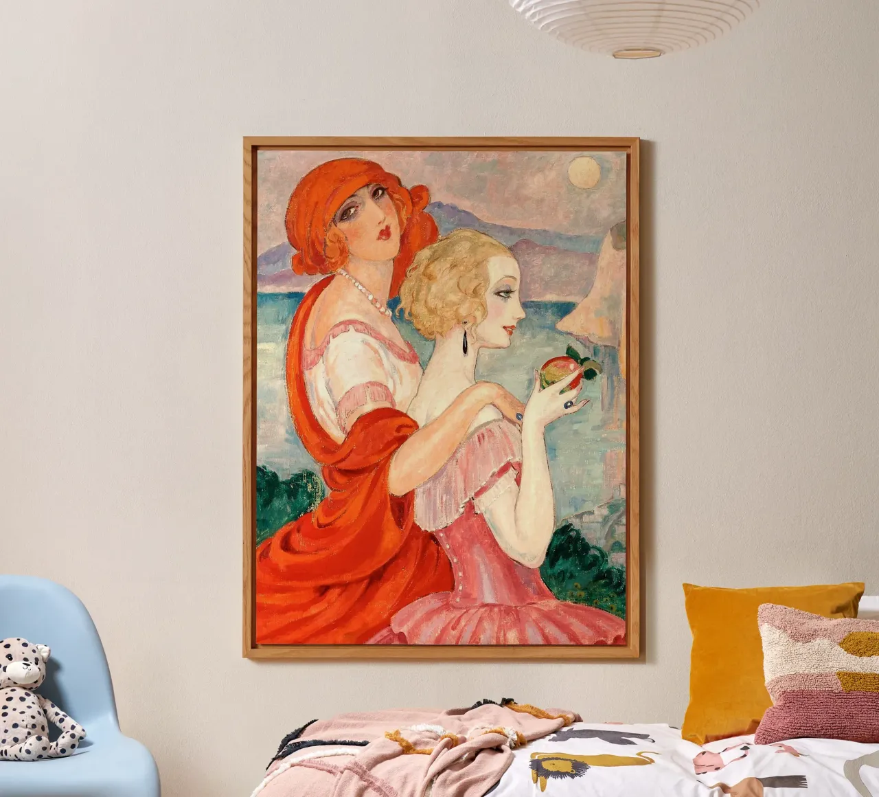 Gerda Wegener⁠ - On the road to Anacapri alluminio dibond da apoloprints
