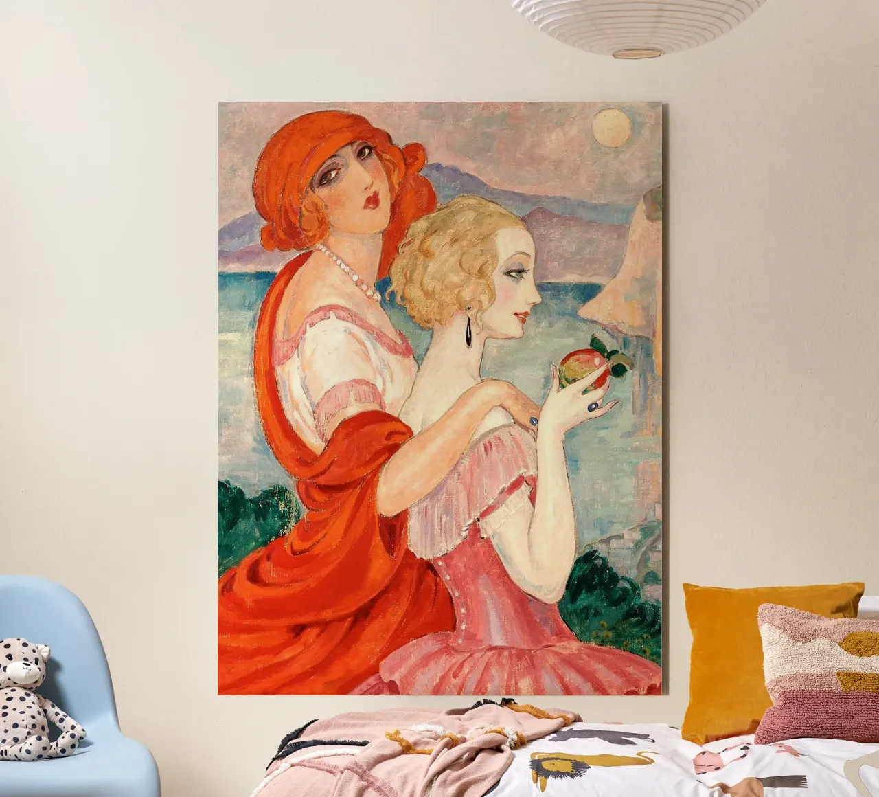 Gerda Wegener⁠ - On the road to Anacapri alluminio dibond da apoloprints