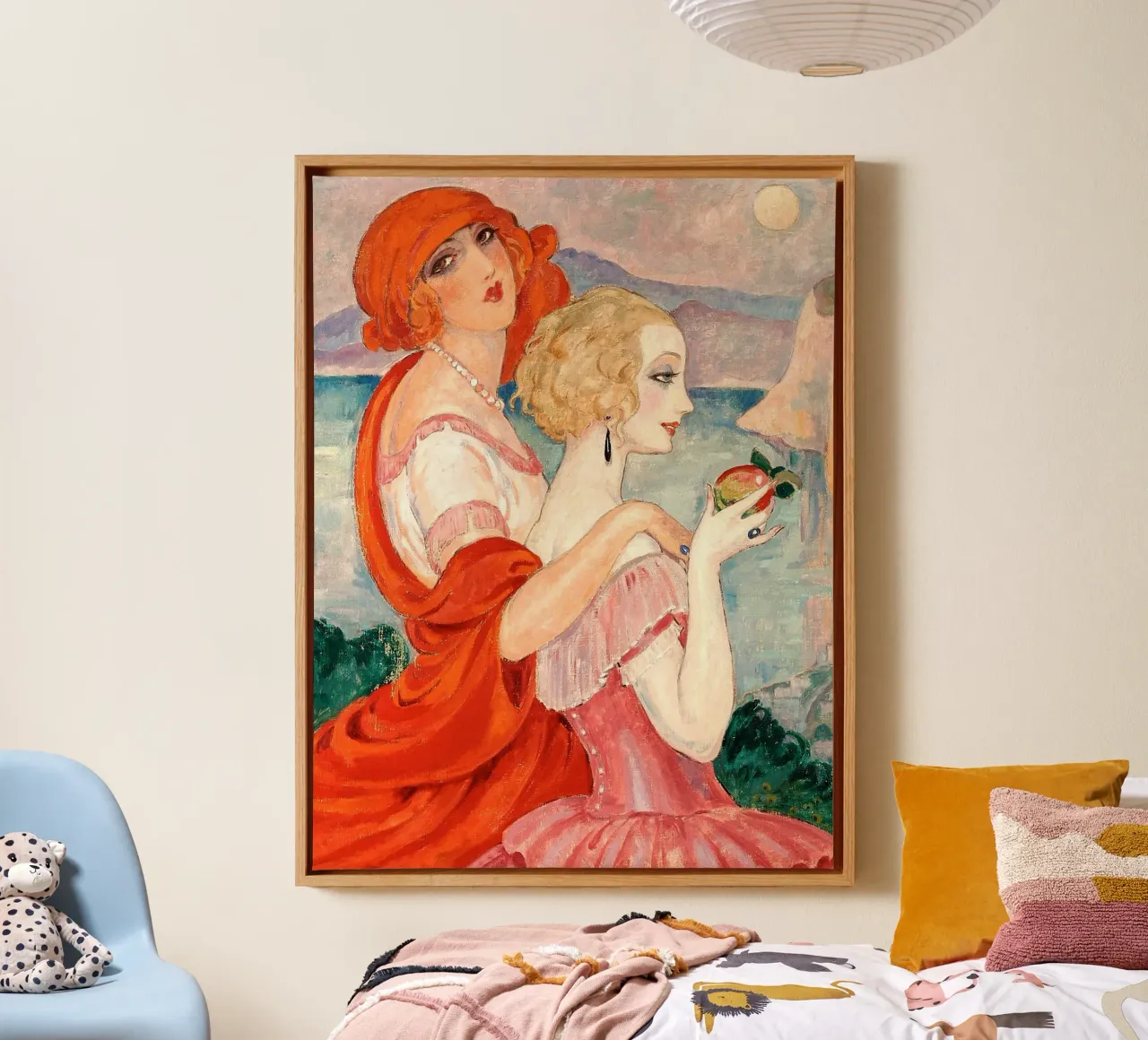 Gerda Wegener⁠ - On the road to Anacapri tela con Cornice a cassetta da apoloprints