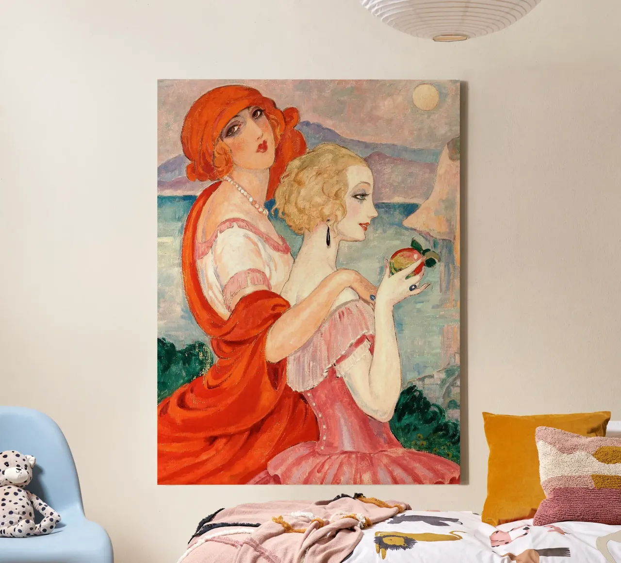 Gerda Wegener⁠ - On the road to Anacapri tela con Cornice a cassetta da apoloprints