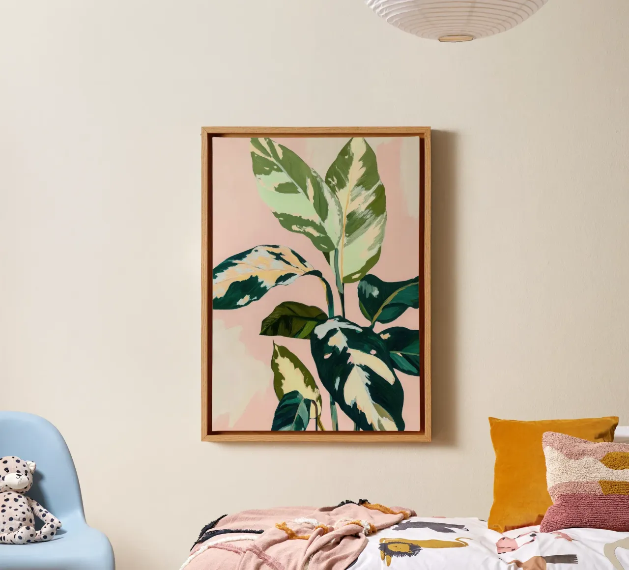 Cloud plant canvas by Euphoria Theresa