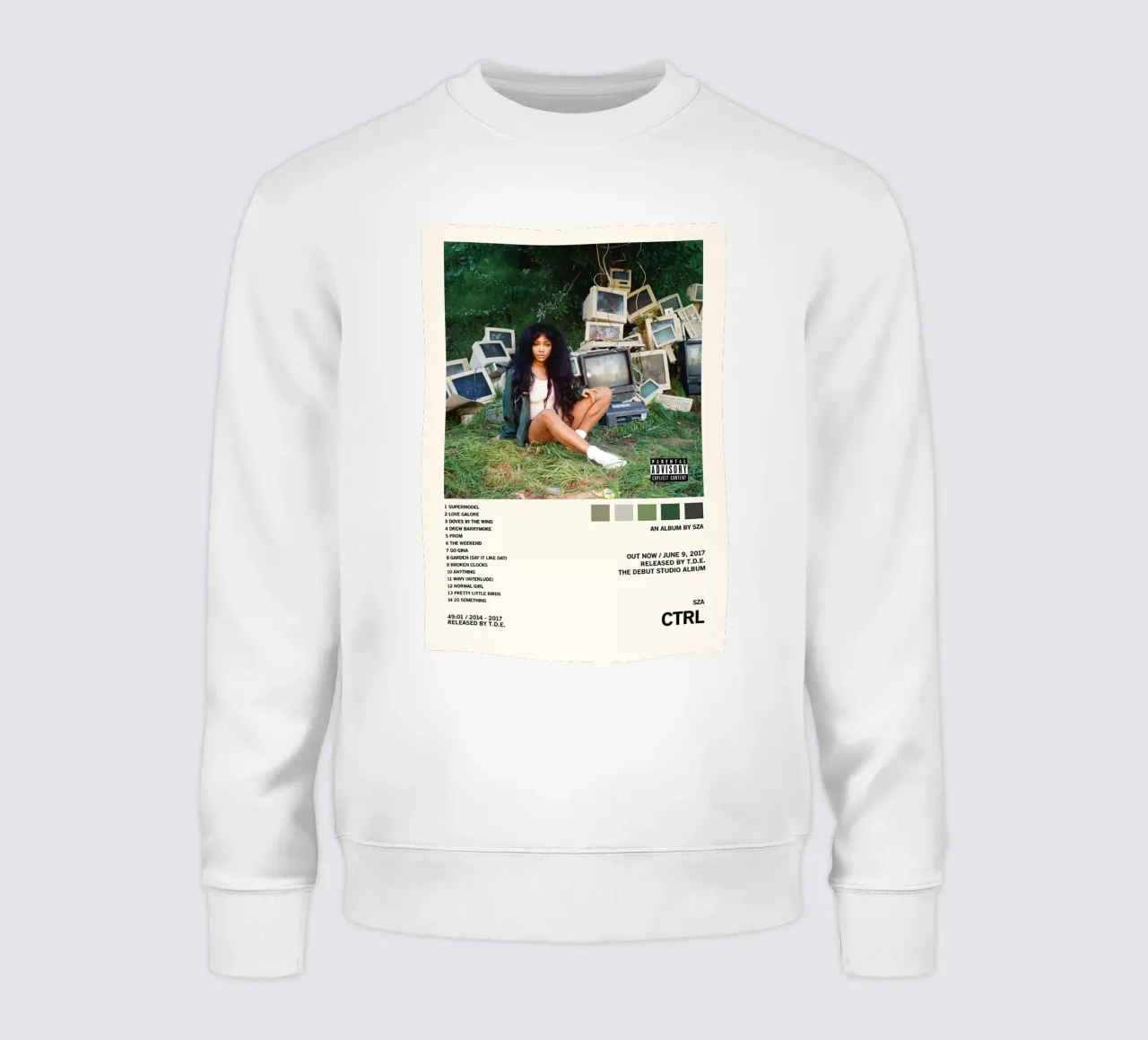 CTRL – SZA felpa da Attaboy Dsgn