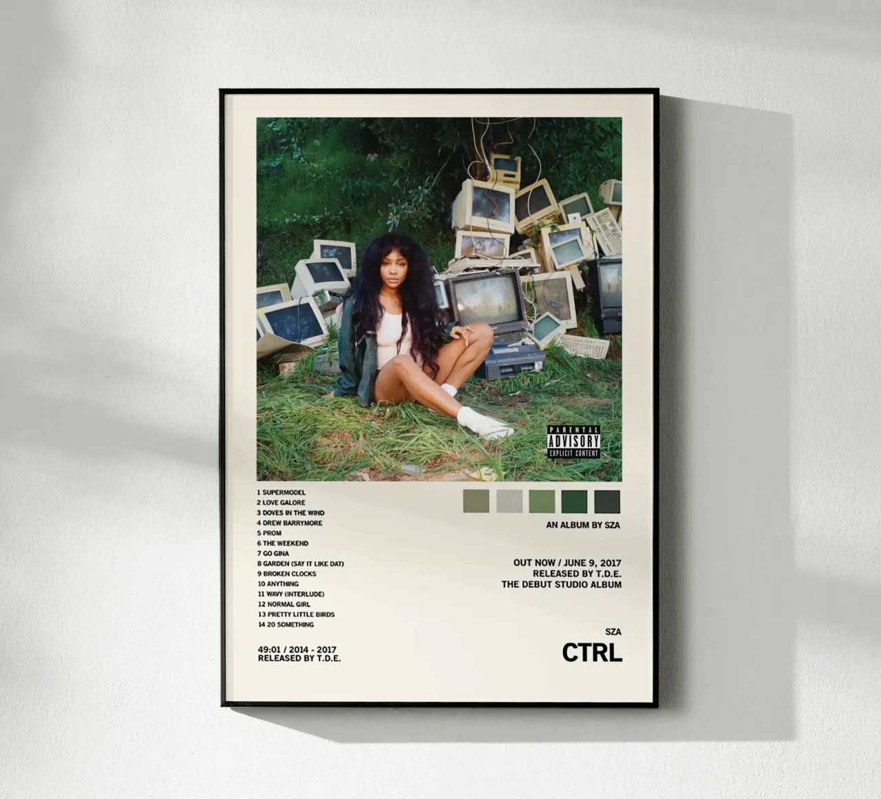 CTRL – SZA plexiglass da Attaboy Dsgn