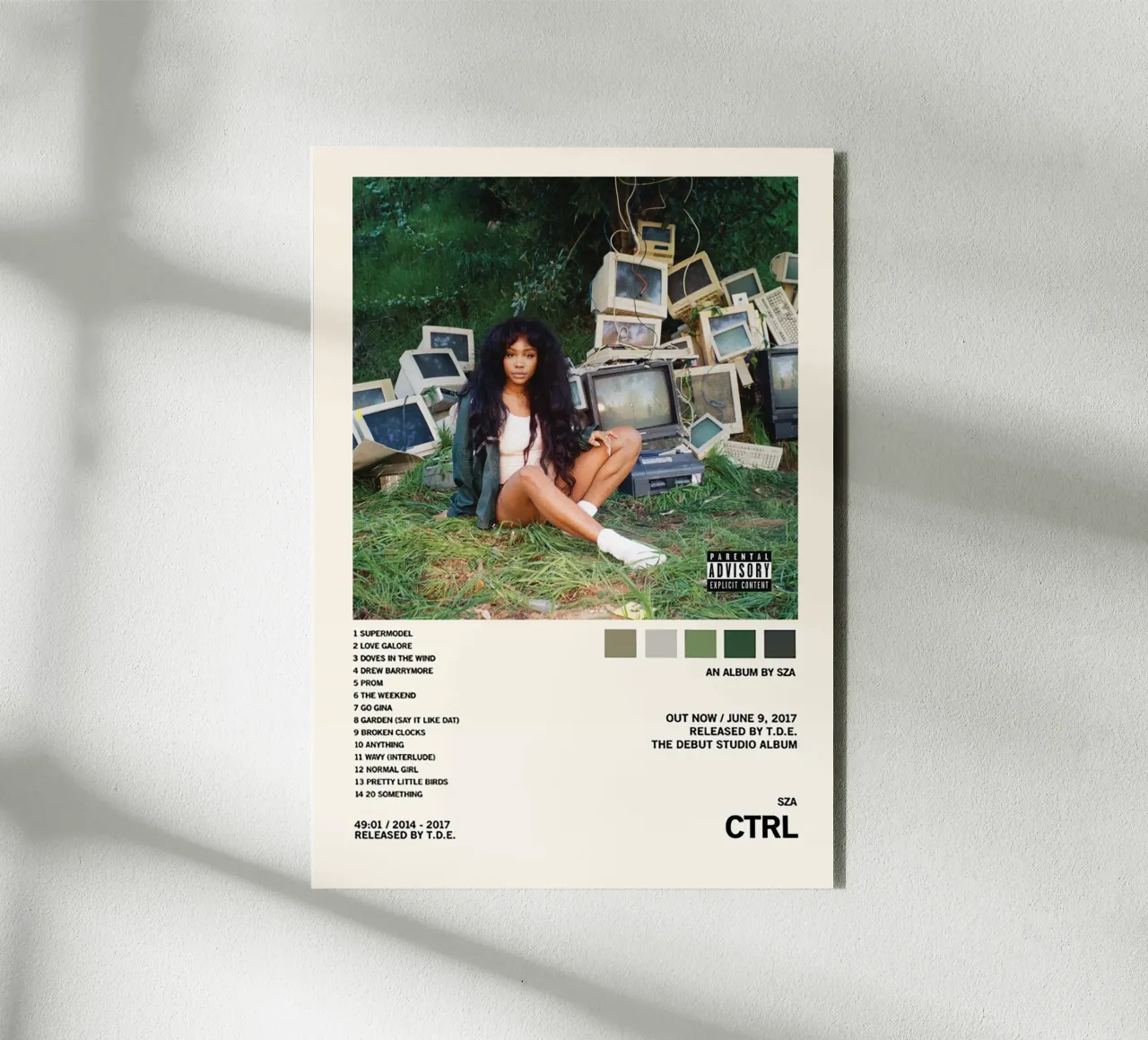 CTRL – SZA forex plate by Attaboy Dsgn