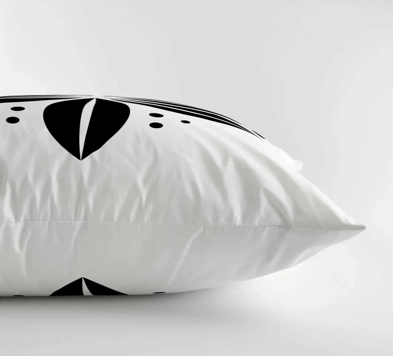 Lotus Serenity – Minimalist Line Art cuscino da Sivaro