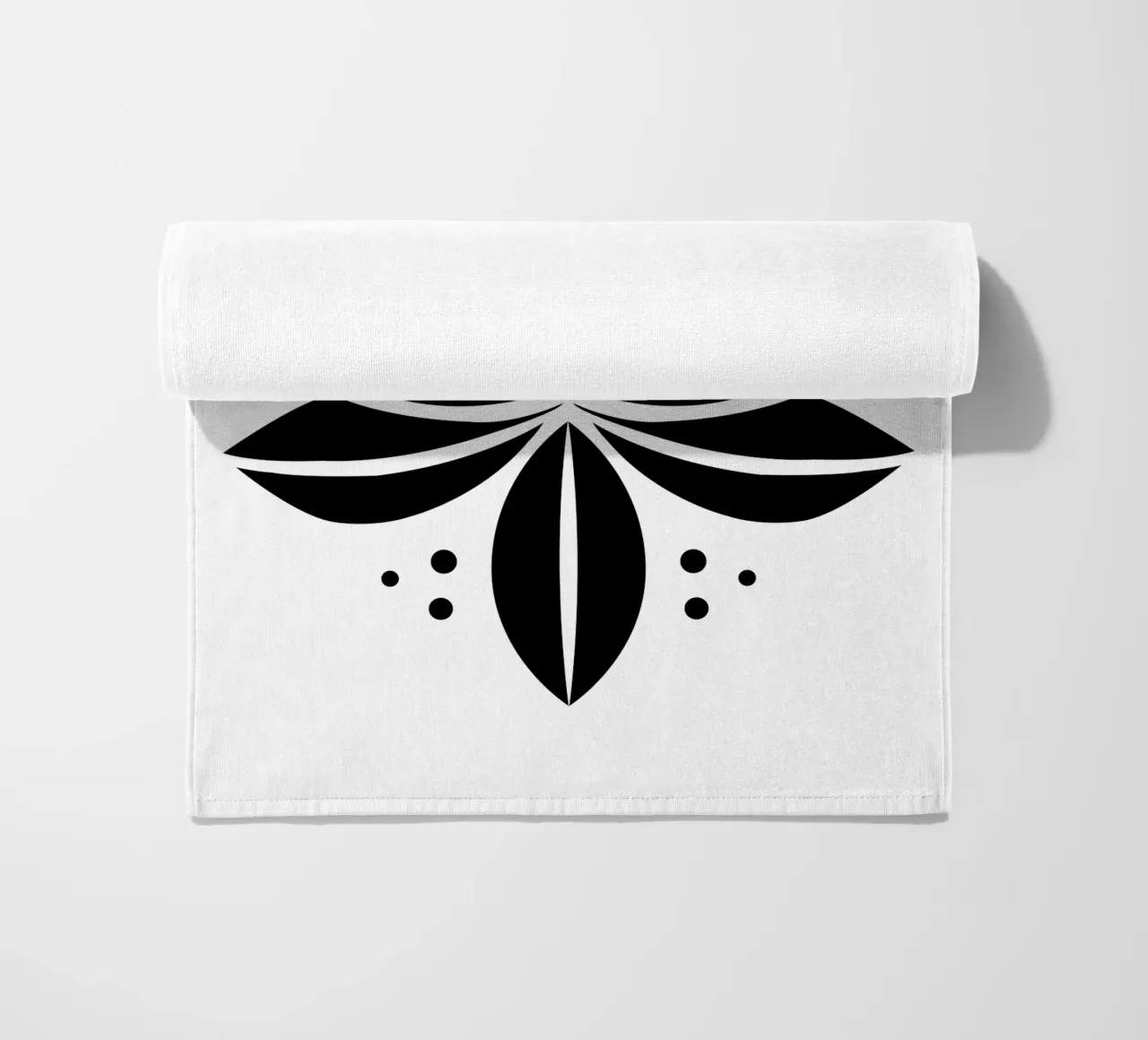 Lotus Serenity – Minimalist Line Art telo mare da Sivaro