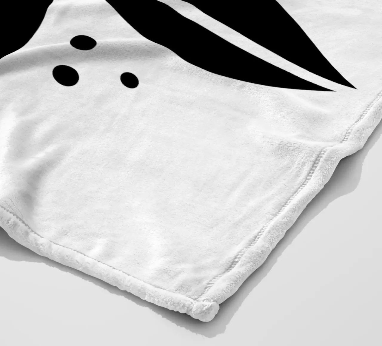 Lotus Serenity – Minimalist Line Art coperta in pile da Sivaro