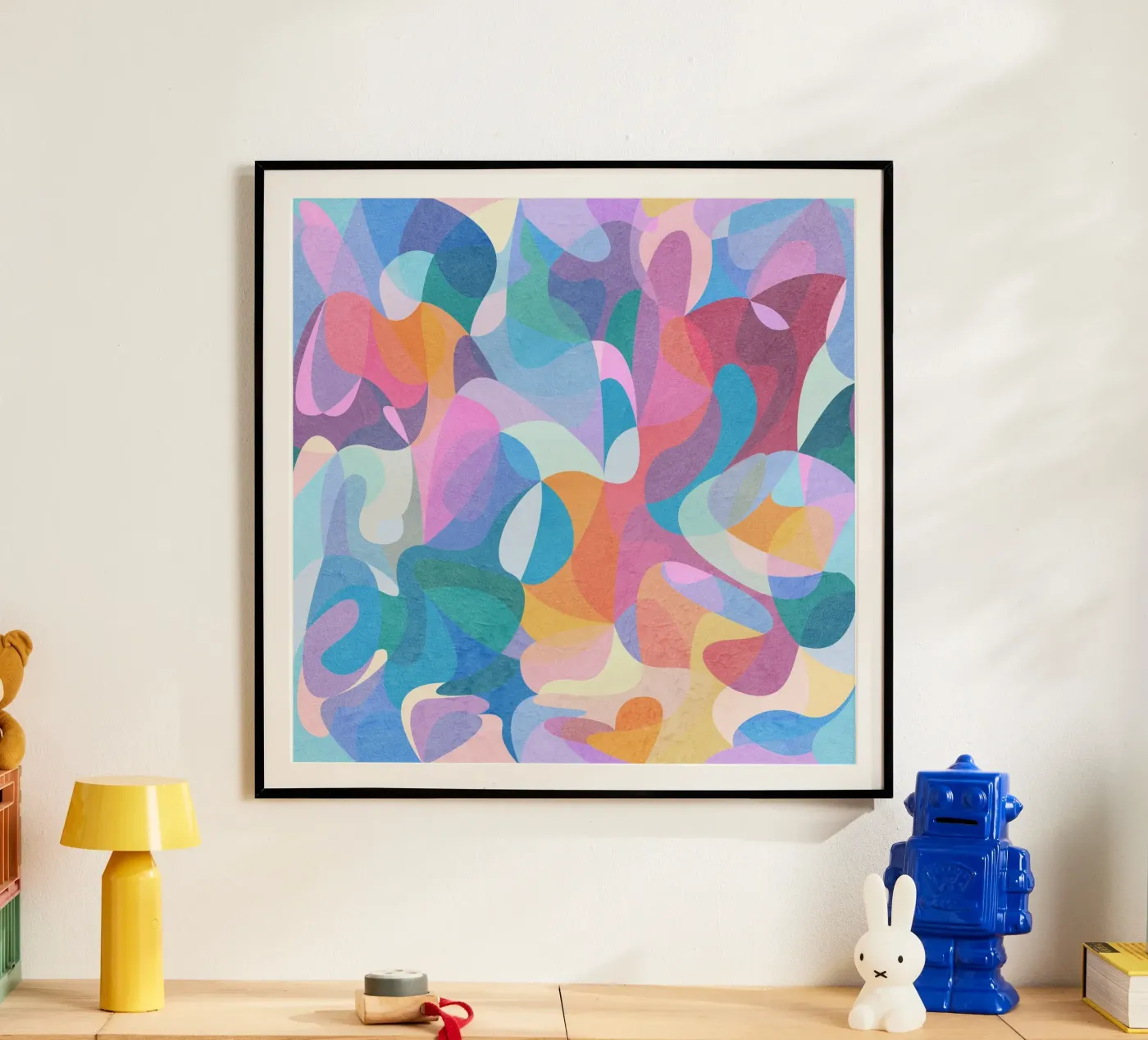 Die Farben Poster von Lines Inside