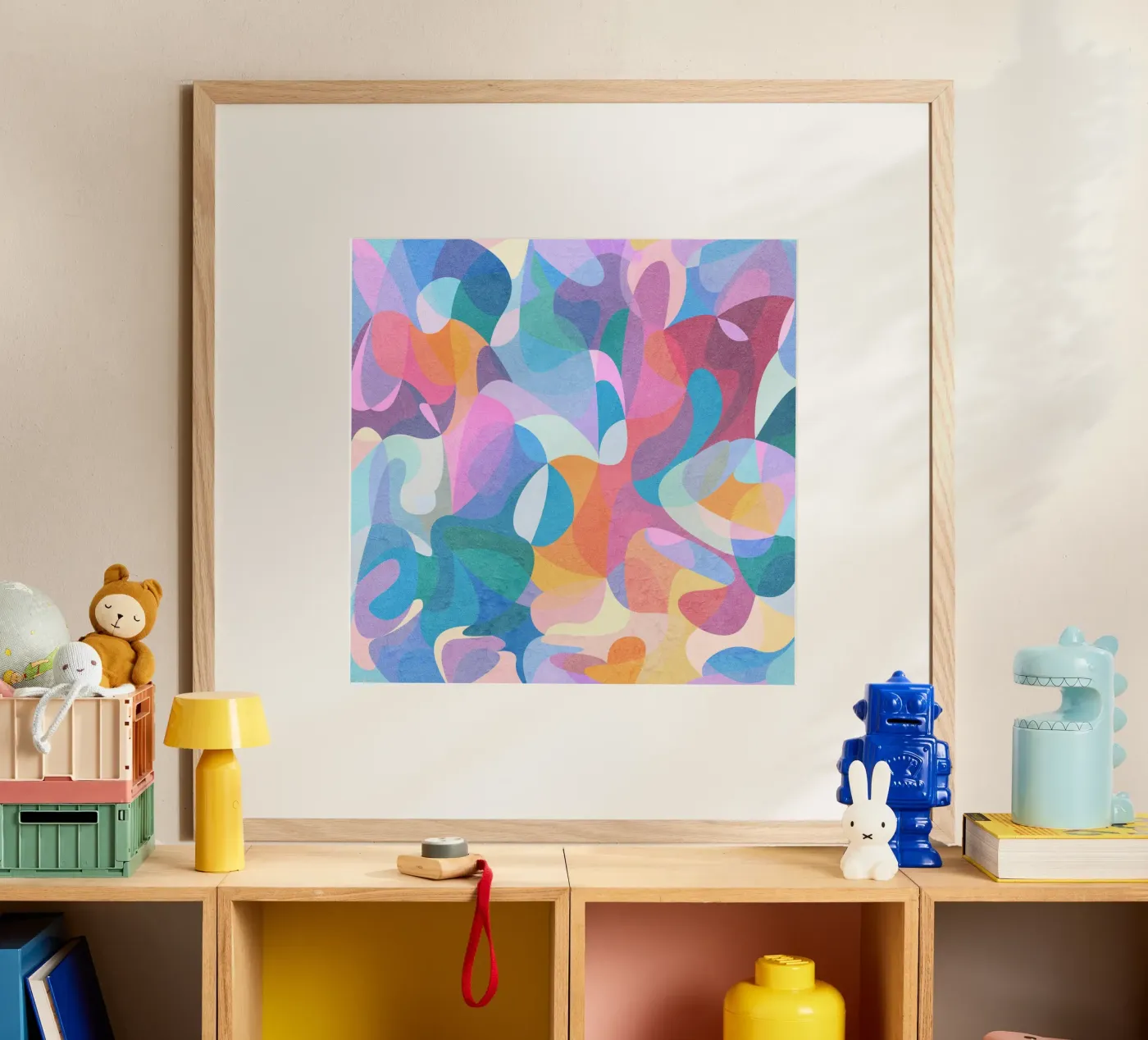 Die Farben Poster von Lines Inside
