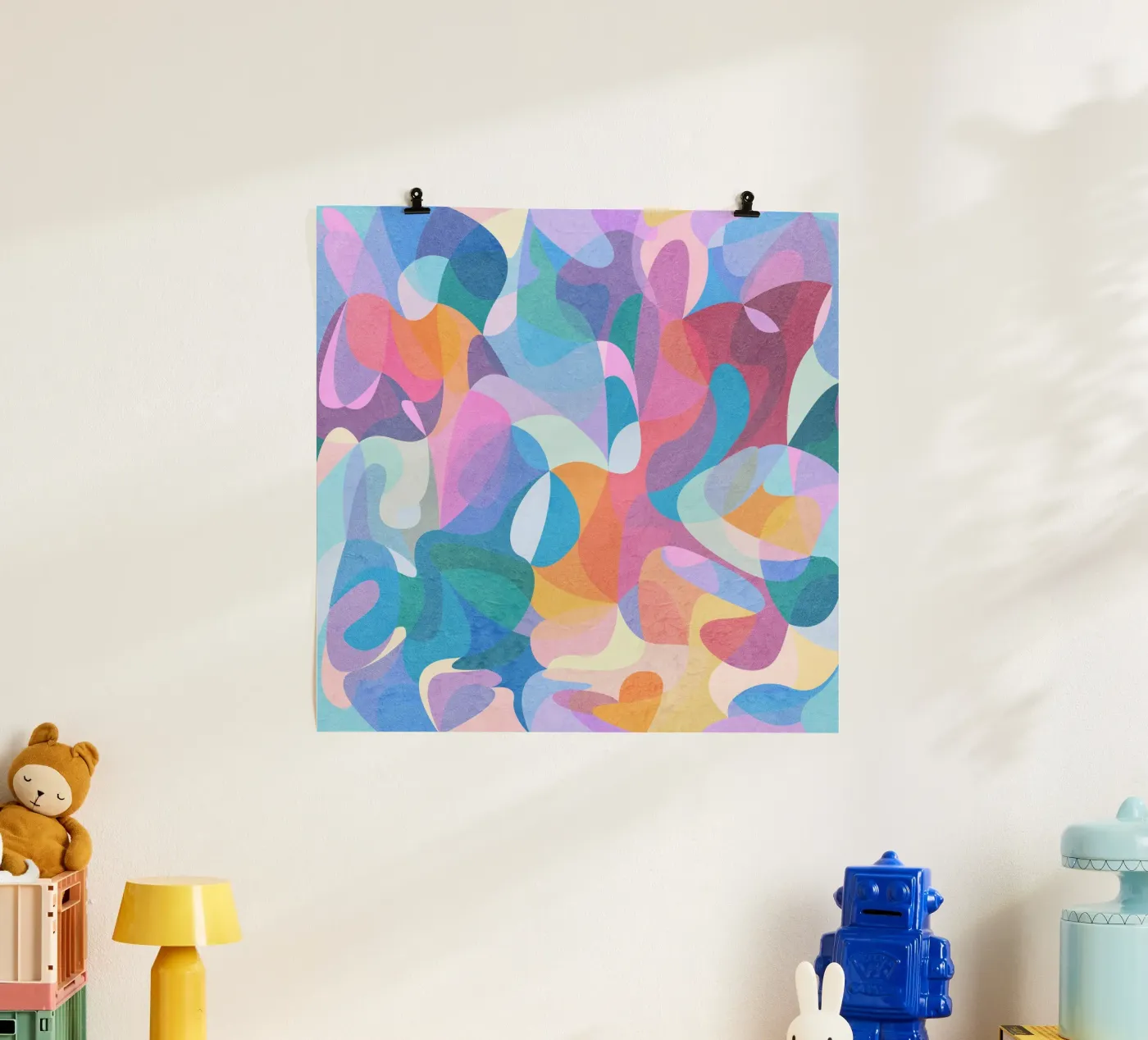 Die Farben Poster von Lines Inside