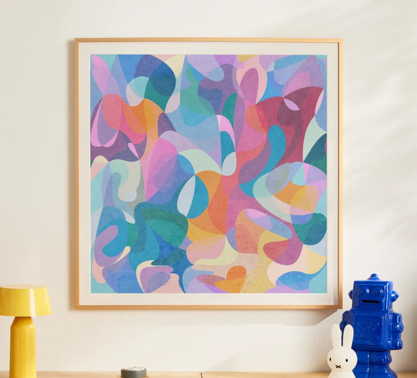 Die Farben Poster von Lines Inside