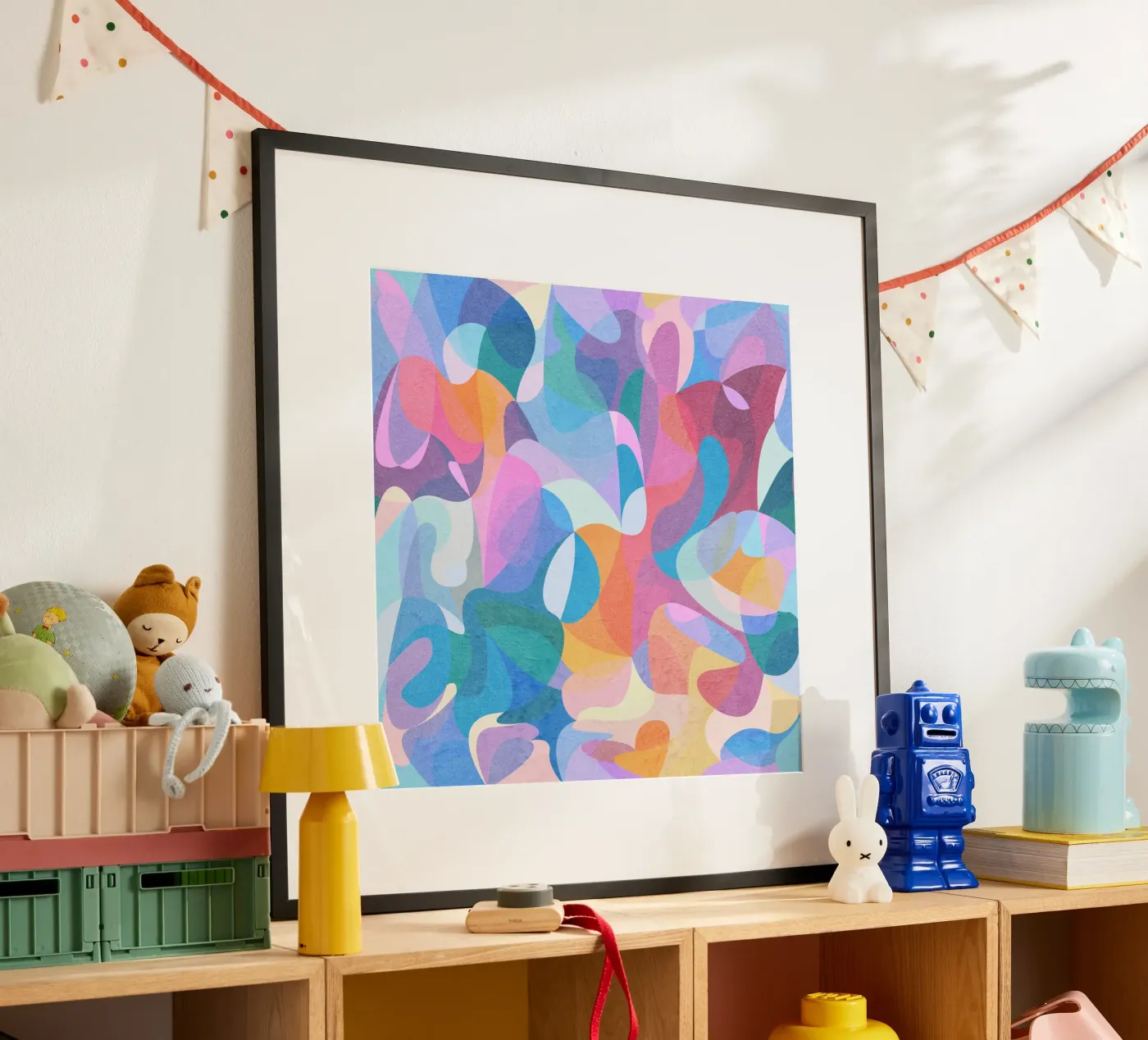 Die Farben Poster von Lines Inside