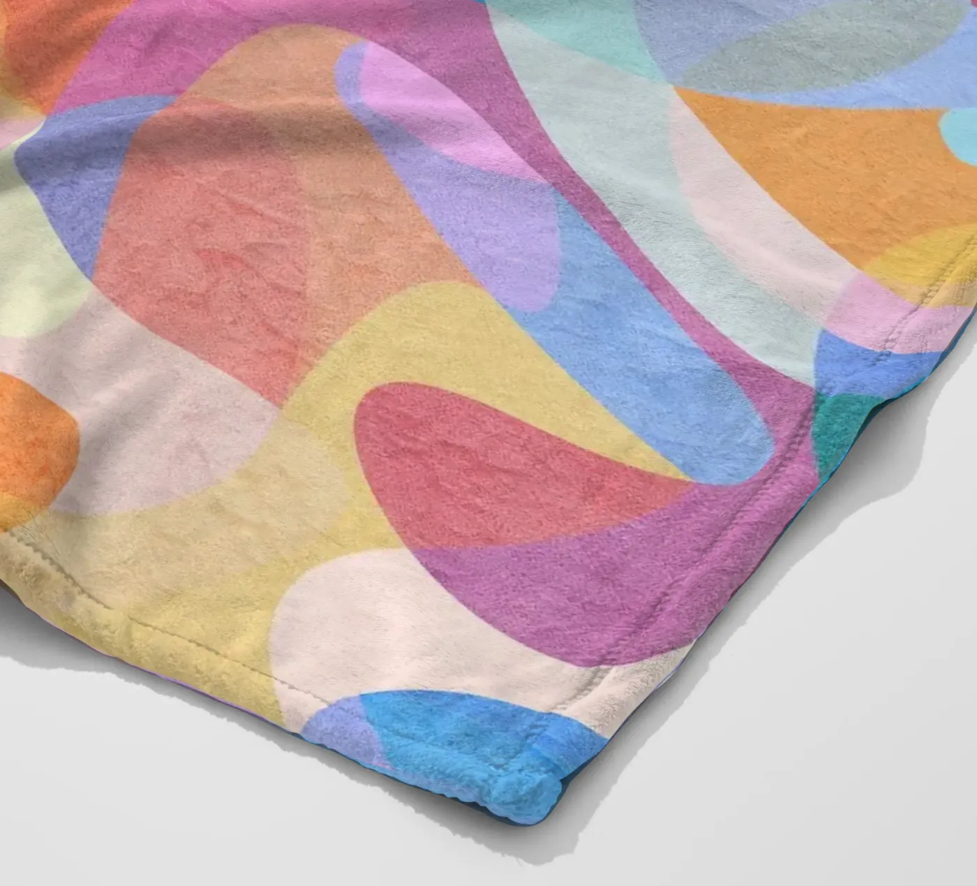 Die Farben Fleecedecke von Abstract Joy