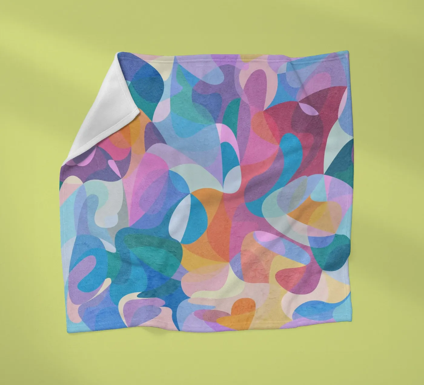 Die Farben Fleecedecke von Abstract Joy