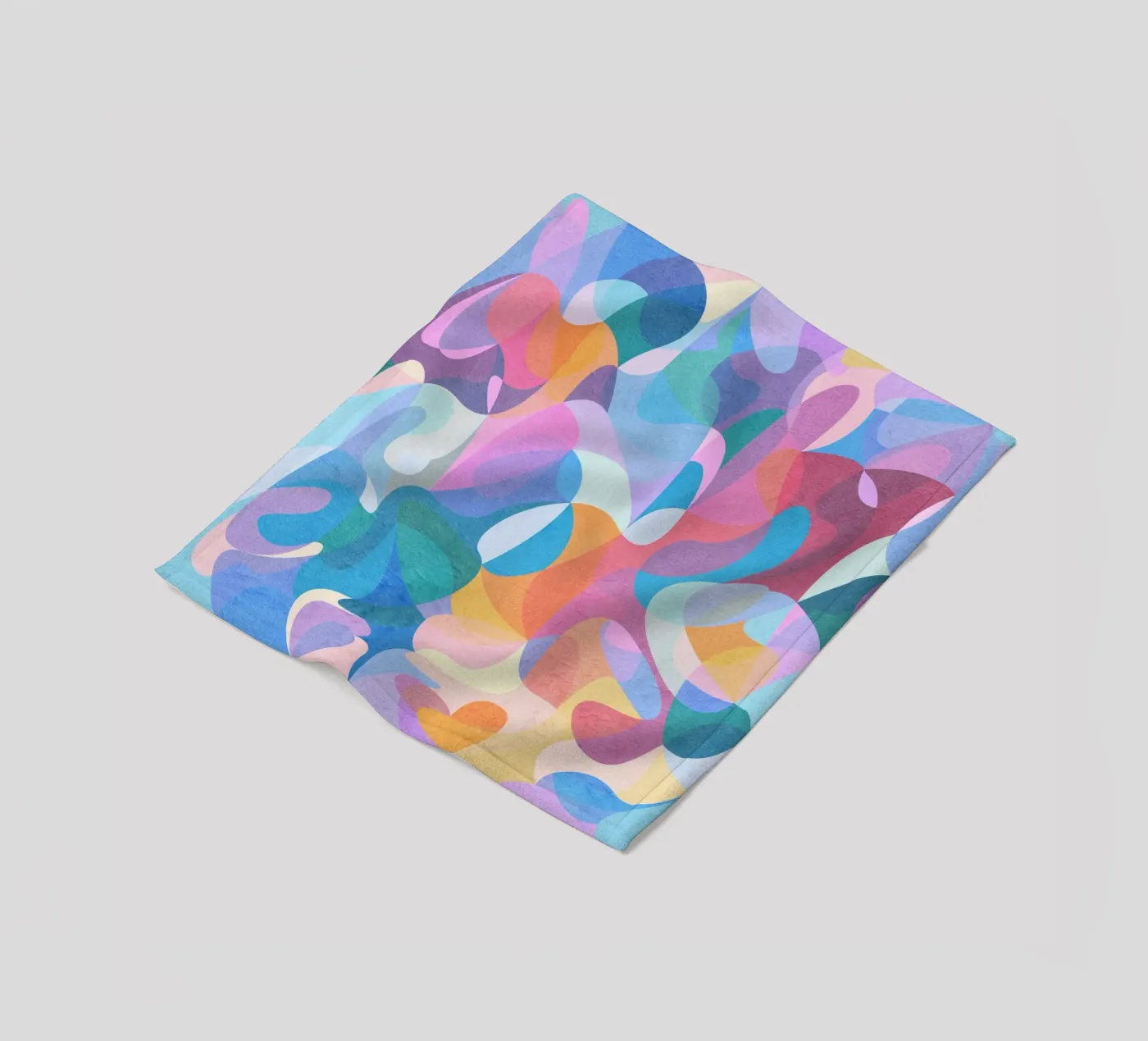 Die Farben Fleecedecke von Abstract Joy