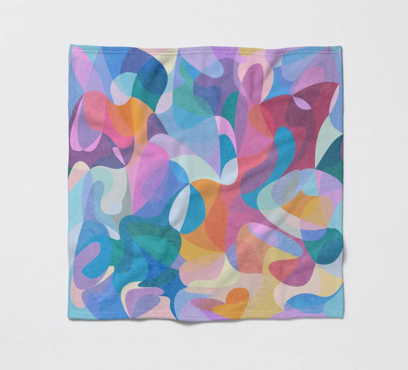 Die Farben Fleecedecke von Abstract Joy