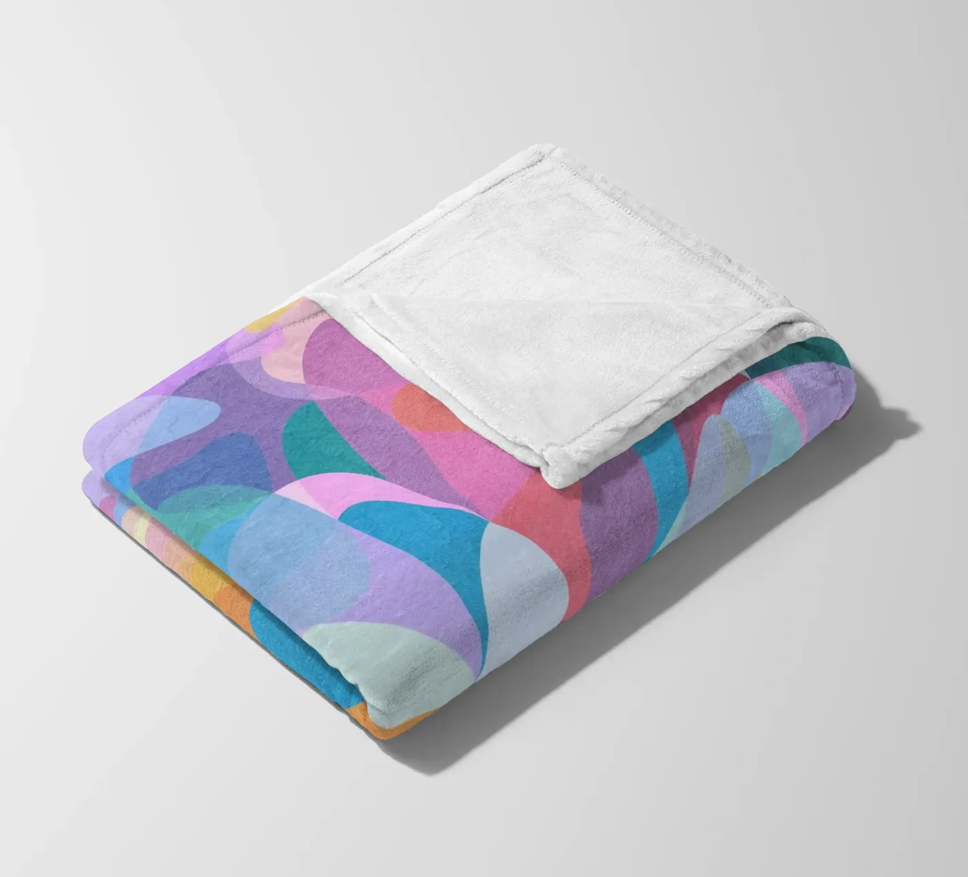 Die Farben Fleecedecke von Abstract Joy