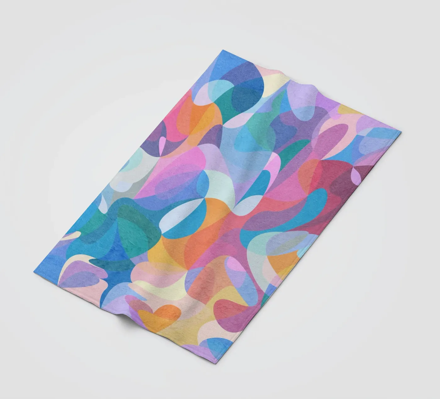 Die Farben Fleecedecke von Abstract Joy